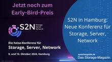 S2N: Neue Konferenz für Storage, Server, Network